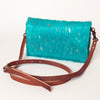 ADBG819 American Darling Handcrafted Leather Small Cross body Bag with Hair-On Cowhide