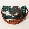 ADBG819 American Darling Handcrafted Leather Small Cross body Bag with Hair-On Cowhide