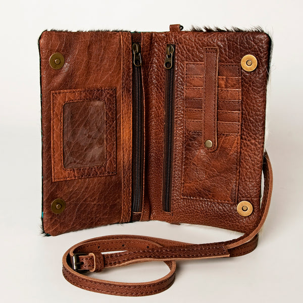 ADBG819 American Darling Handcrafted Leather Small Cross body Bag with Hair-On Cowhide