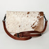 ADBG819 American Darling Handcrafted Leather Small Cross body Bag with Hair-On Cowhide