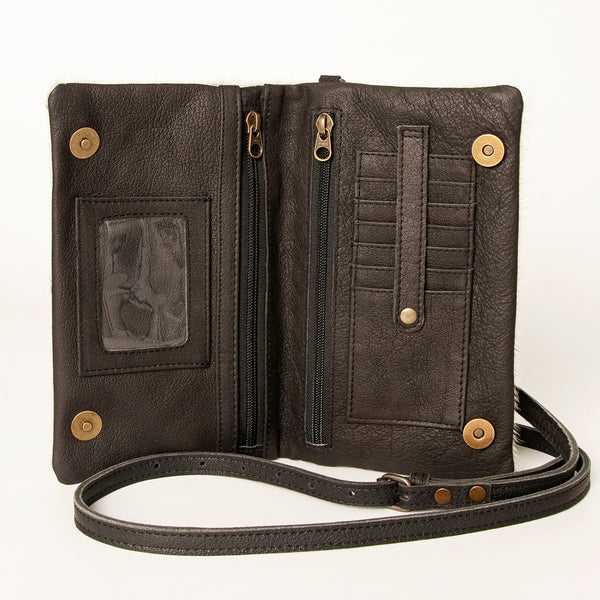 ADBG819 American Darling Handcrafted Leather Small Cross body Bag with Hair-On Cowhide
