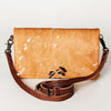 ADBG819 American Darling Handcrafted Leather Small Cross body Bag with Hair-On Cowhide