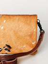 ADBG819 American Darling Handcrafted Leather Small Cross body Bag with Hair-On Cowhide