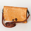 ADBG819 American Darling Handcrafted Leather Small Cross body Bag with Hair-On Cowhide