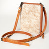 ADBG820 American Darling Handcrafted Leather Cross body Bag with Hair-On Cowhide