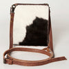 ADBG820 American Darling Handcrafted Leather Cross body Bag with Hair-On Cowhide