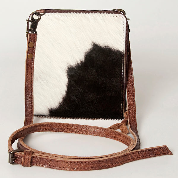 ADBG820 American Darling Handcrafted Leather Cross body Bag with Hair-On Cowhide