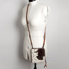 ADBG820 American Darling Handcrafted Leather Cross body Bag with Hair-On Cowhide