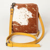 ADBG820 American Darling Handcrafted Leather Cross body Bag with Hair-On Cowhide