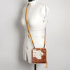 ADBG820 American Darling Handcrafted Leather Cross body Bag with Hair-On Cowhide
