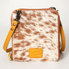 ADBG820 American Darling Handcrafted Leather Cross body Bag with Hair-On Cowhide