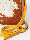 ADBG820 American Darling Handcrafted Leather Cross body Bag with Hair-On Cowhide