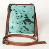 ADBG820 American Darling Handcrafted Leather Cross body Bag with Hair-On Cowhide