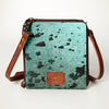 ADBG820 American Darling Handcrafted Leather Cross body Bag with Hair-On Cowhide