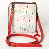 ADBG820 American Darling Handcrafted Leather Cross body Bag with Hair-On Cowhide