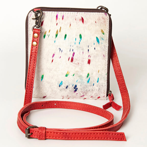 ADBG820 American Darling Handcrafted Leather Cross body Bag with Hair-On Cowhide