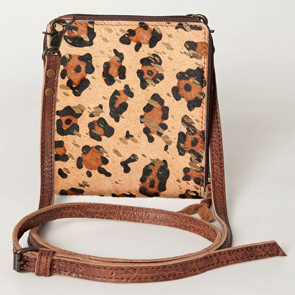 ADBG820 American Darling Handcrafted Leather Cross body Bag with Hair-On Cowhide