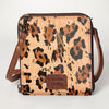 ADBG820 American Darling Handcrafted Leather Cross body Bag with Hair-On Cowhide