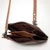 ADBG820 American Darling Handcrafted Leather Cross body Bag with Hair-On Cowhide