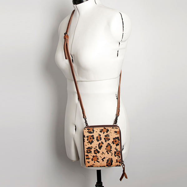 ADBG820 American Darling Handcrafted Leather Cross body Bag with Hair-On Cowhide