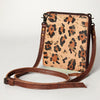 ADBG820 American Darling Handcrafted Leather Cross body Bag with Hair-On Cowhide