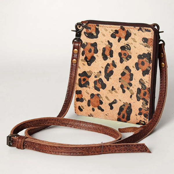 ADBG820 American Darling Handcrafted Leather Cross body Bag with Hair-On Cowhide