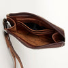 ADBG821 American Darling Handcrafted Leather Coin Purse with Authentic Hair-On Cowhide