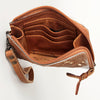 ADBG821 American Darling Handcrafted Leather Coin Purse with Authentic Hair-On Cowhide