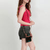 ADBG822 American Darling Handcrafted Leather Cell Phone holder with Hair-On Cowhide