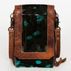 ADBG822 American Darling Handcrafted Leather Cell Phone holder with Hair-On Cowhide