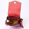 ADBG822 American Darling Handcrafted Pink Leather Cell Phone holder with Hair-On Cowhide