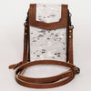 ADBG822 American Darling Handcrafted Leather Cell Phone holder with Hair-On Cowhide