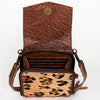 ADBG822 American Darling Handcrafted Leather Cell Phone holder with Hair-On Cowhide
