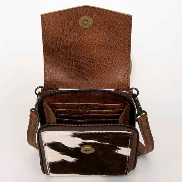 ADBG822 American Darling Handcrafted Leather Cell Phone holder with Hair-On Cowhide