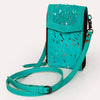 ADBG822 American Darling Handcrafted Leather Cell Phone holder with Hair-On Cowhide