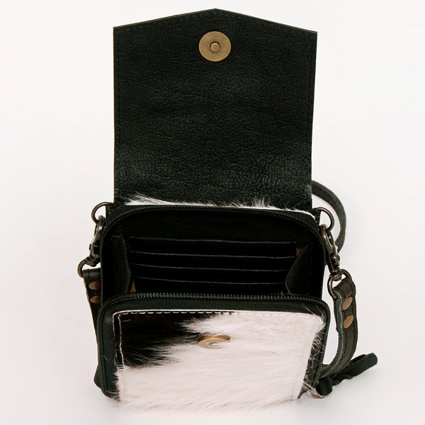 ADBG822 American Darling Handcrafted Leather Cell Phone holder with Hair-On Cowhide
