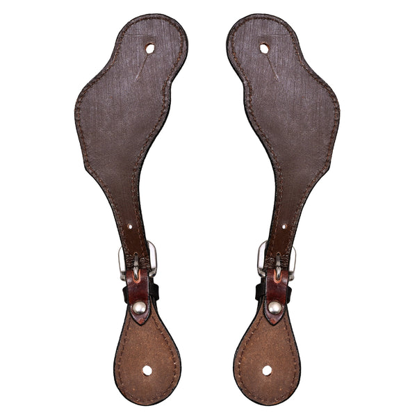 BER225-Western American Leather Spur Strap