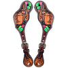BER236-Western American Leather Spur Strap