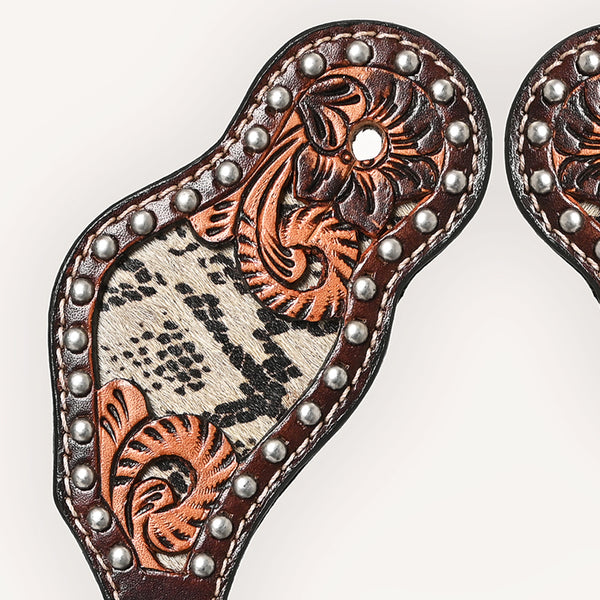 BER240-Western American Leather Spur Strap