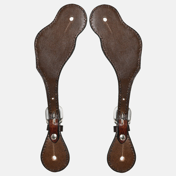 BER240-Western American Leather Spur Strap