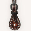 BER240-Western American Leather Spur Strap