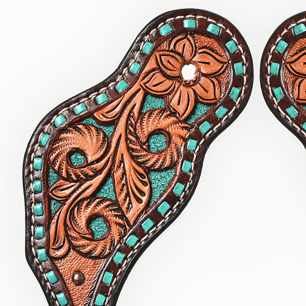 BER241-Western American Leather Spur Strap