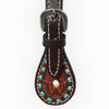BER241-Western American Leather Spur Strap