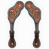 BER241-Western American Leather Spur Strap