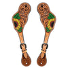BER247-Western American Leather Spur Strap