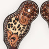 BER249-Western American Leather Spur Strap