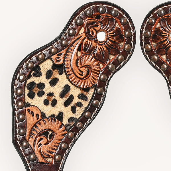 BER249-Western American Leather Spur Strap