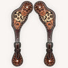 BER249-Western American Leather Spur Strap