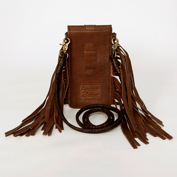 ADBGA243 American Darling Hair-On Cowhide Cell Phone Holder Genuine Leather