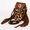 ADBGA243 American Darling Hair-On Cowhide Cell Phone Holder Genuine Leather